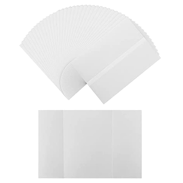 100 Pcs Pre-Folded Vellum Paper Vellum Paper 5X7in Jackets Vellum Paper For  Invitations, For Wedding